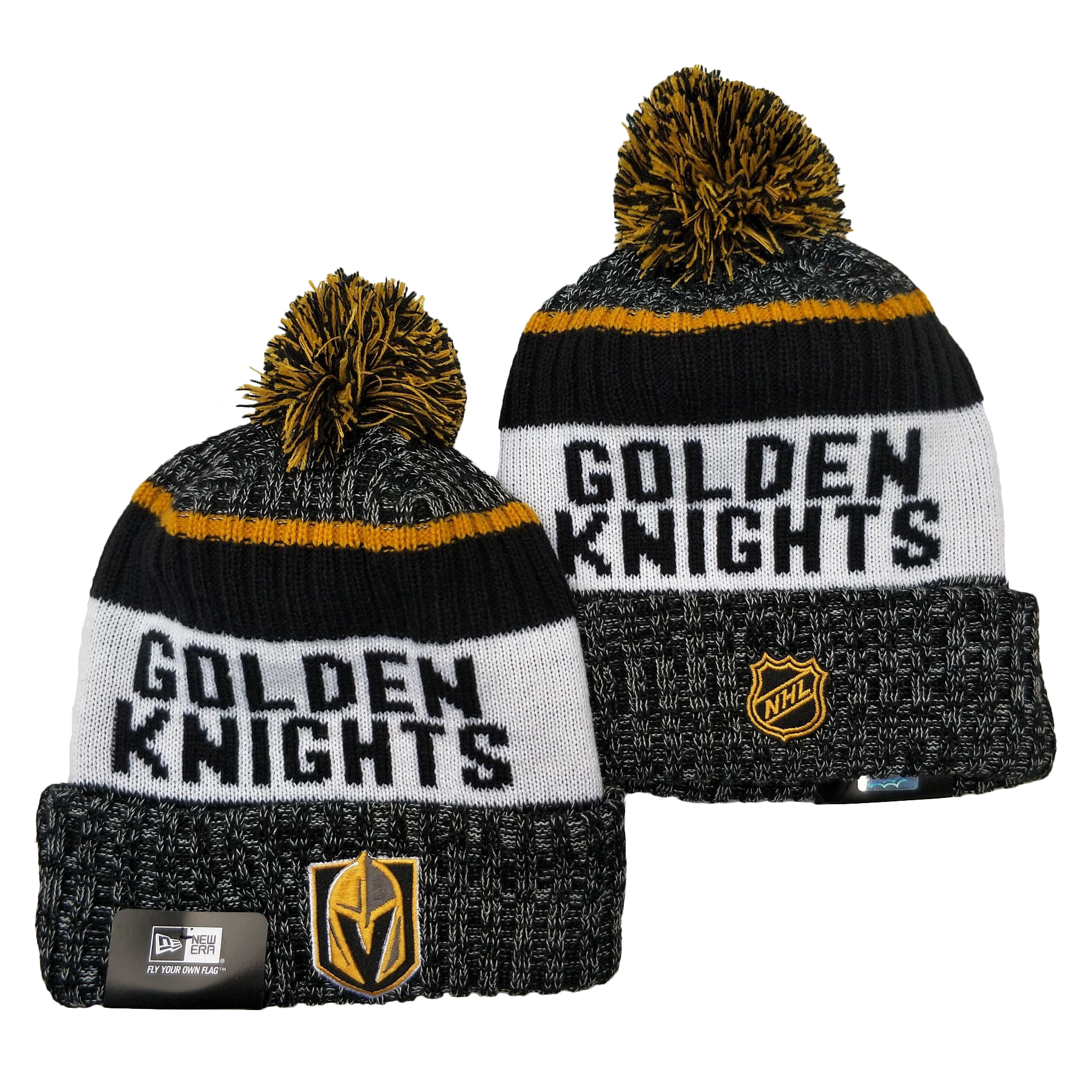 Vegas Golden Knights Knit Hats 002